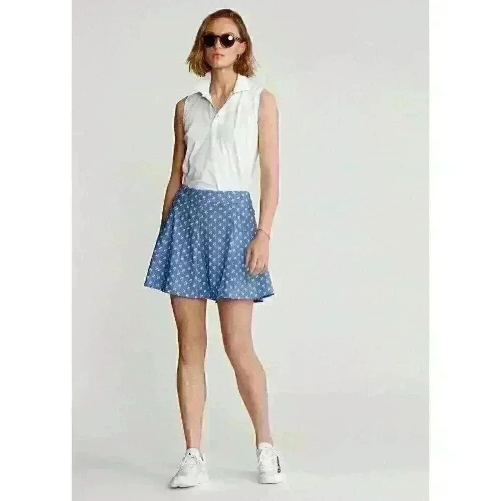 NEW! RLX Golf Ralph Lauren Women's S Paneled Performance Skort NWT $148